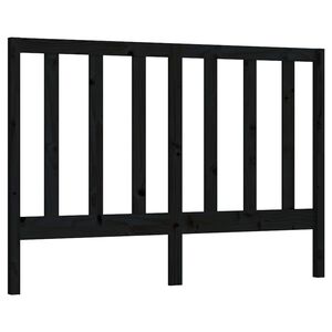 vidaXL S&auml;ngynp&auml;&auml;ty musta 126x4x100 cm t&auml;ysi m&auml;nty