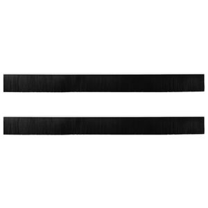 vidaXL Itsekiinnittyv&auml;t oven harjatiivisteet 2 pcs Valkoinen 100 cm