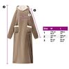 vidaXL Viltti-huppari Camel M Fleece ja flanelli