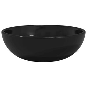 vidaXL Pesuallas karkaistu lasi 35x12 cm musta