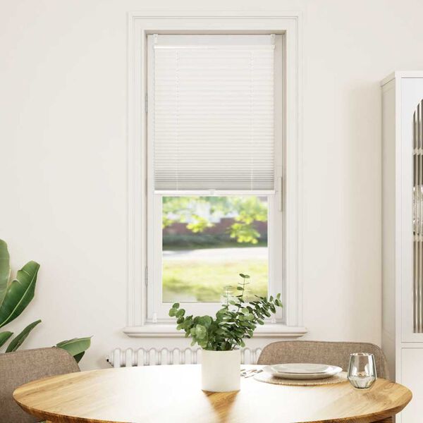 Plisse Kaihdin 50x125cm Valkoinen Laskosverhot