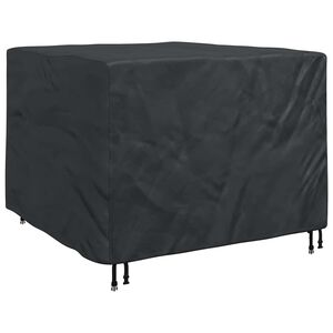 vidaXL Huonekalusuojus Musta 125 x 125 x 74 cm 420D Oxford-kangas
