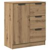 vidaXL Senkki artesaani tammi 60x30x70 cm tekninen puu