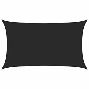 vidaXL Aurinkopurje 160 g/m&sup2; musta 5x8 m HDPE