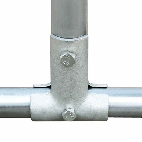 vidaXL Ulkotilan kanahäkki galvanoitu teräs 2,75x8x1,92 m