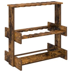 vidaXL Biljardikeppiteline Tekninen puu 60 x 35 x 60 cm Savutammi