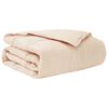 vidaXL Kes&auml;peitto Beige 135 x 220 cm 100% Luonnollinen Kapok