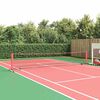 vidaXL Tennisverkko Musta ja punainen 494,5 x 90 x 87 cm Polyesteri