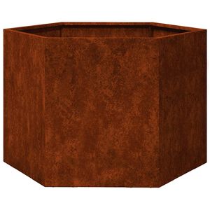 vidaXL Kukkalaatikko ruoste 60x60x45 cm Corten ter&auml;s