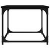 vidaXL Sohvap&ouml;yt&auml; musta 80x50x40 cm tekninen puu ja rauta