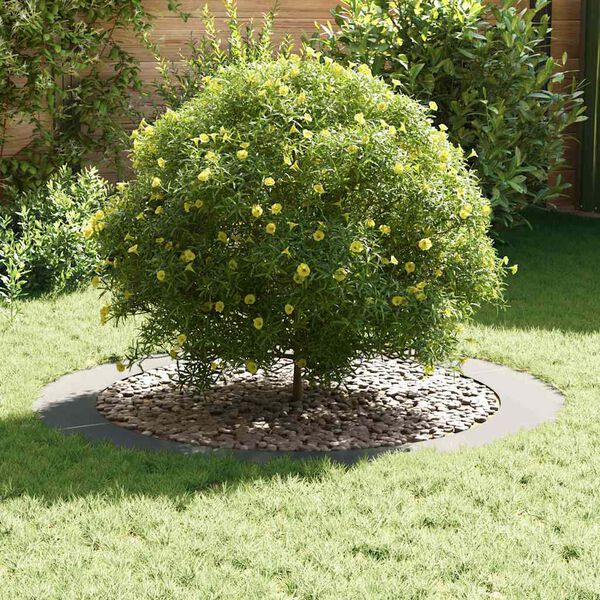 vidaXL sopiva Litte&auml;lle puu rengalle Hopea &Oslash;90 / 120 cm Galvanoitu ter&auml;s