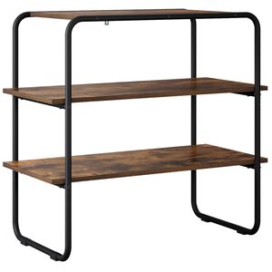 vidaXL Konsolip&ouml;yt&auml; Savutammi 60 x 41 x 75 cm Tekninen puu