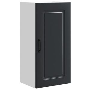vidaXL Tiskipaneeli Kalmar Musta 40 x 31 x 80 cm Tekninen puu