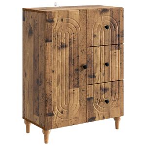 vidaXL Sivup&ouml;yt&auml; Vanha puu 66 x 34,5 x 90 cm Tekninen puu