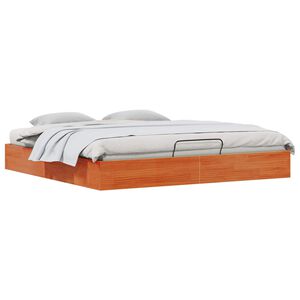 vidaXL Rahi s&auml;ngyn runko s&auml;ilytystilalla Vahans&auml;vyinen Ruskea