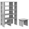 vidaXL Kenk&auml;kaappi 2 kpl 62 x 35 x 100 cm Tekninen puu Betoninharmaa