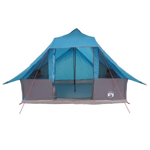 vidaXL Tipi-teltta katolla Sininen 364 x 281 x 257 cm taffeta