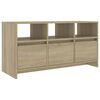 vidaXL TV-taso Sonoma-tammi 102x37,5x52,5 cm tekninen puu