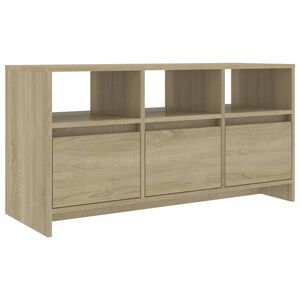 vidaXL TV-taso Sonoma-tammi 102x37,5x52,5 cm tekninen puu