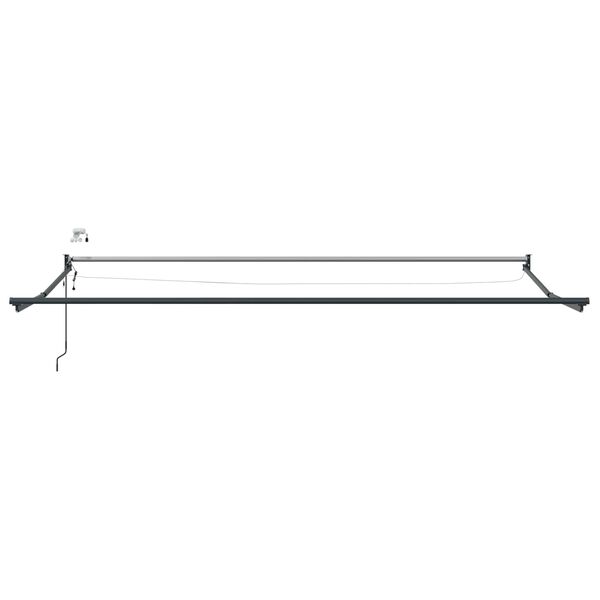 vidaXL S&auml;hk&ouml;k&auml;ytt&ouml;inen ulosvetokangasrunko Antrasiitti 4 x 2 m