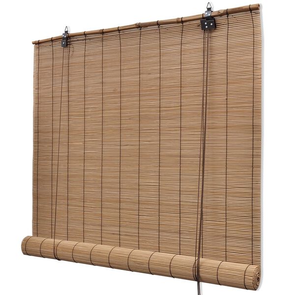 vidaXL Ruskeat bambu rullaverhot 150 x 220 cm