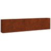 vidaXL Korotettu kukkalaatikko 360x40x80 cm Corten ter&auml;s