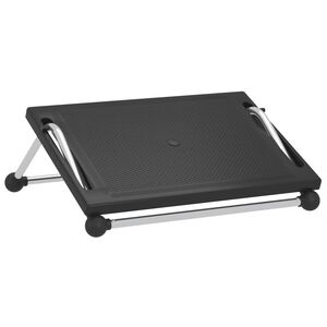 vidaXL Jalkatuki musta 45x40x13,5 cm