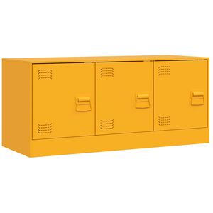 vidaXL TV-taso sinapinkeltainen 99x39x44 cm ter&auml;s