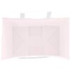 vidaXL Paperikassit 50 kpl kahvoilla pinkki 26x17x25 cm