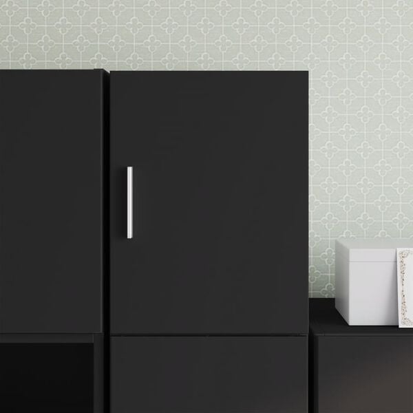 vidaXL Seinäkaappi musta 30x42,5x40 cm tekninen puu