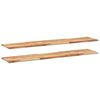 vidaXL Kelluvat hyllyt 2 kpl 120x30x2 cm &ouml;ljytty massiivipuu akaasia