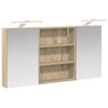 vidaXL Kylpyhuoneen kaappisetti 3 kpl 100 x 10,5 x 50 cm Tekninen puu