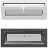 vidaXL Kellari-ikkuna RISOR 100 x 40 cm PVC ja lasi