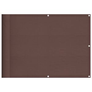 vidaXL Parvekesuoja ruskea 75x800 cm 100% polyesteri Oxford kangas