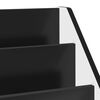 vidaXL Lasten kirjahylly Musta 72,5 x 29,5 x 69 cm Tekninen puu