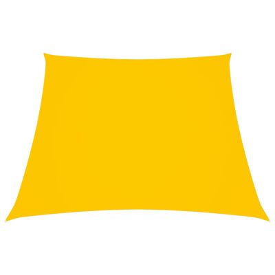 vidaXL Aurinkopurje Oxford-kangas puolisuunnikas 2/4x3 m keltainen