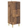 vidaXL Laatikkokaappi Vanha puu 33 x 34,5 x 90 cm Tekninen puu