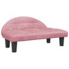 vidaXL Koiranpeti pinkki 70x52x30 cm sametti