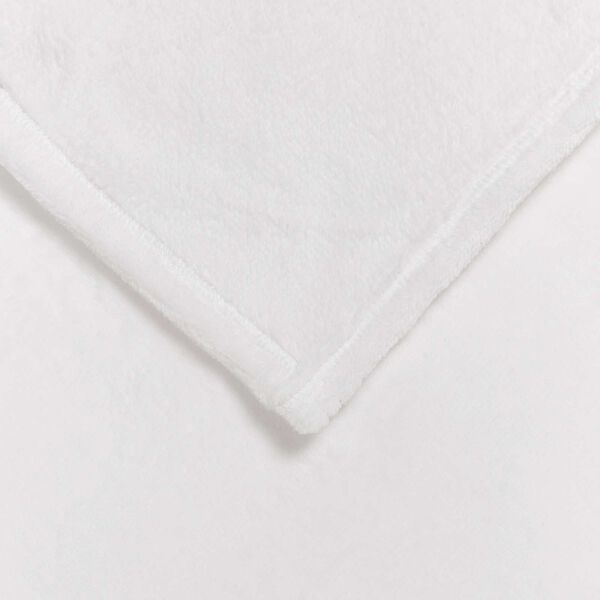 vidaXL Heittop&auml;&auml;llys 6 pcs Valkoinen 220 x 240 cm Fleese