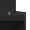 vidaXL Kenkäkaappi musta 100,5x28x100 cm tekninen puu