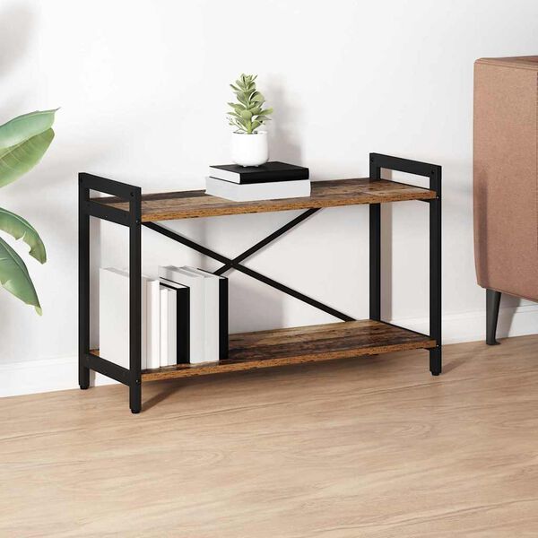 vidaXL Kirjahylly Vanha puu 40 x 30 x 85 cm Tekninen puu