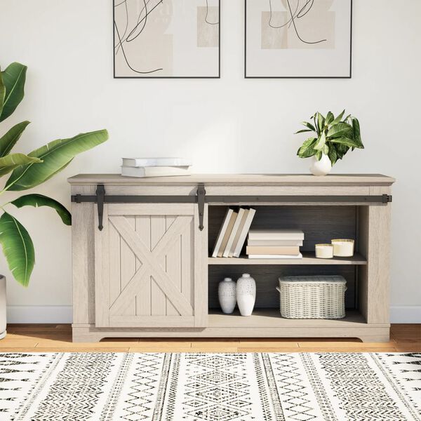 vidaXL Mini liukuovisarja kaappiin musta 122 cm hiiliter&auml;s