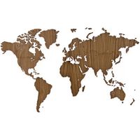 MiMi Innovations Puinen maailmankarttakoriste Exclusive 130x78 cm