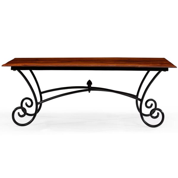 vidaXL Sohvap&ouml;yt&auml; kaarevilla jaloilla massiivipuu 110x60x39 cm