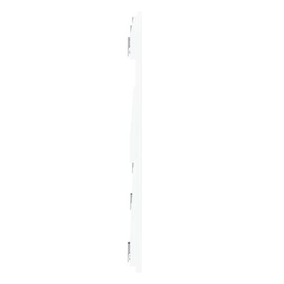 vidaXL Sängynpääty seinälle valkoinen 204x3x60 cm täysi mänty
