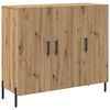 vidaXL Sivup&ouml;yt&auml; Artisan tammi 90 x 34 x 80 cm Tekninen puu