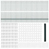 vidaXL Aita ja Tuki Vihre&auml; 1,4 x 100 m Ter&auml;st&auml; ja PVC:t&auml;