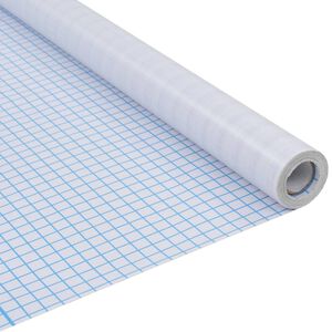 vidaXL Ikkunakalvo himme&auml; raidallinen 0,9x5 m PVC