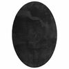 vidaXL Alue matot Ovaali HUARTE Musta 160 x 230 cm 100% polyesteri
