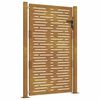 vidaXL Puutarhaportti 100x150 cm Corten-ter&auml;s neli&ouml;nmuotoinen
